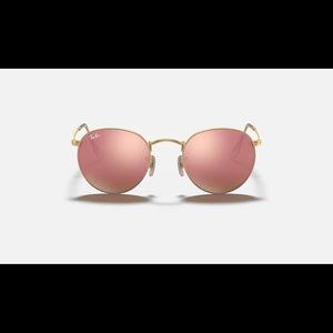 RAY BAN PINK LENSE SUNGLASSES